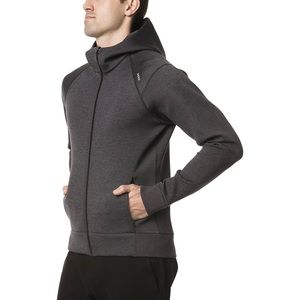 SODO Men's 425 Full Zip Hoodie SODO Tech Fleece Sz S In Heather Charcoal NWT